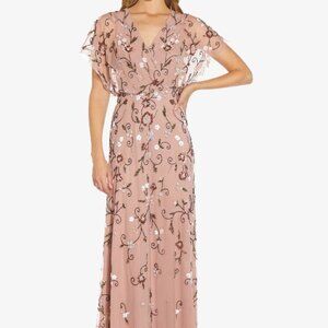 Adrianna Papell size 14 beaded gown